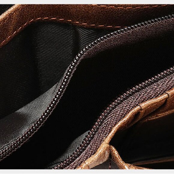 RFID BLOCKING Men's Bifold Leather Card Holder Wallet Convenient Purse w… - Picture 4 of 11